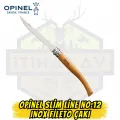 Opinel Slim Line No:12 Inox Fileto Çakı - Kayın Sap Virobloc