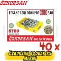 Özkursan 600 Bar Yüksek Basınçlı 9mm Kurusıkı Mermisi 1 Koli (40 Kutu - 2000 Adet)