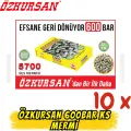 Özkursan 600 Bar Yüksek Basınçlı 9mm Kurusıkı Mermisi 10 Kutu (500 Adet)