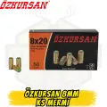 Özkursan 8mm P.A. Kurusıkı Mermisi (50 Adet) - Standart Seri