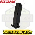 Özkursan BRW 14 Kuru Sıkı Tabanca Şarjörü - 14+1 Kapasite Siyah