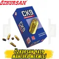 Özkursan CK 9 9mm P.A.K. Manevra Mermisi (50 Adet) - Profesyonel Seri