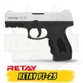 Retay PT-23 Kurusıkı Tabanca (Parlak Krom - Koleksiyonluk - 17+1 Kapasite)