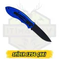 Spider E256-11 Av Çakısı - Açık 19.5 cm Kapalı 11 cm Clip Point Bıçak
