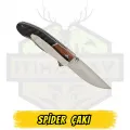 Spider Katlanır Çakı Ahşap Sap - Açık Uzunluk 15.5 cm Kapalı 9 cm