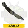 Spider Katlanır Çakı Ahşap Sap - Tirbuşon Şişe Açacağı Yontma Bıçağı Açık Uzunluk 22 cm Kapalı 12.5 cm