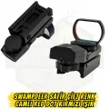 Swampdeer Safir Çift Renk Camlı Red Dot - 4 Farklı Nişangahlı Profesyonel Optik