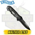 Umarex Walther BTK3 Black Tac Pro Katlanır Çakı - Cam Kırıcı Kılıflı
