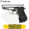 Zoraki 914 Kuru Sıkı Ses Tabancası - Parlak Krom Kaplama
