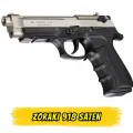 Zoraki 918 Saten Kurusıkı Ses Tabancası (Tam Metal - 18+1 Kapasite)