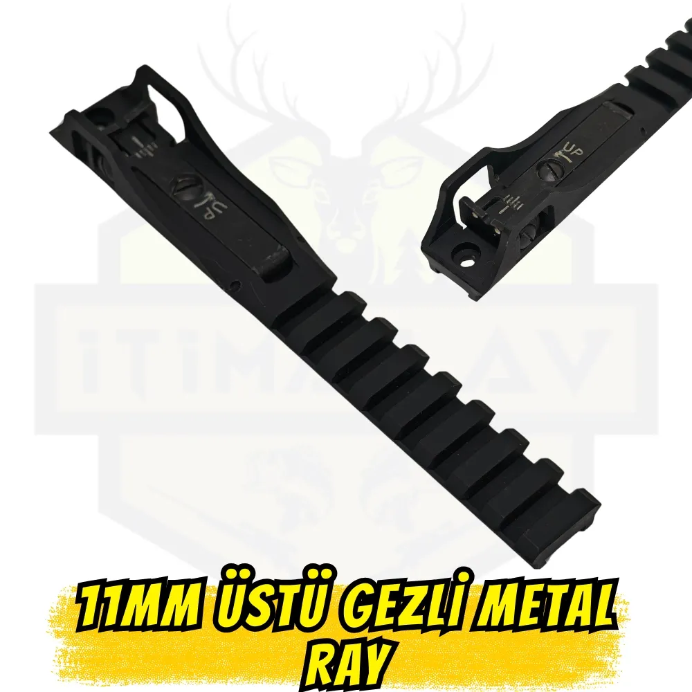 11mm - 22mm Gezli Ray Çevirici Adaptör - Ayarlanabilir Gezli Picatinny Ray Aparatı