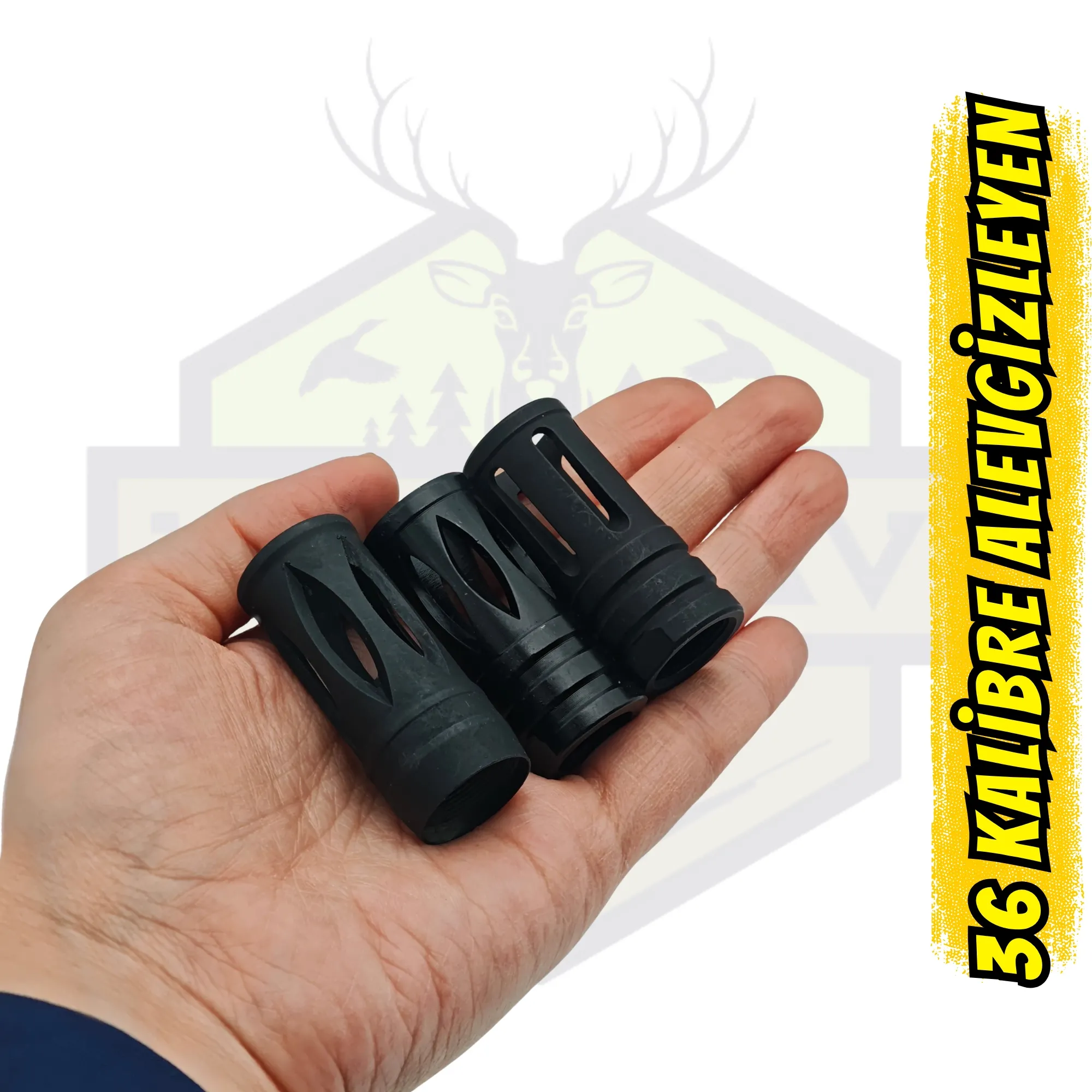 36 Kalibre (.410 Ga) Taktik Alev Gizleyen - Namlu Ucu Freni ve Sabitleyici