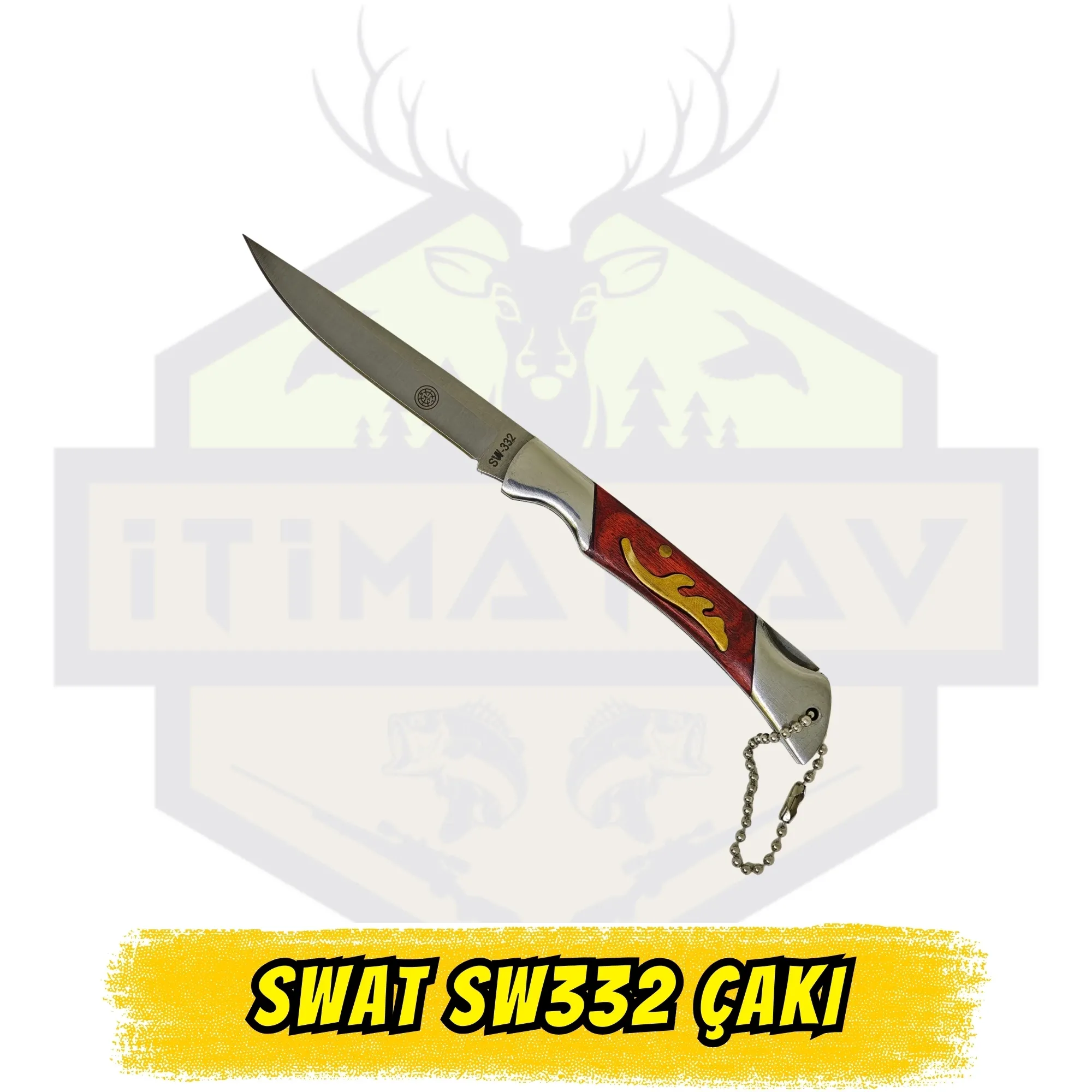 SWAT SW332 Katlanır Çakı - Açık Uzunluk 13.5 cm Kapalı 7.5 cm