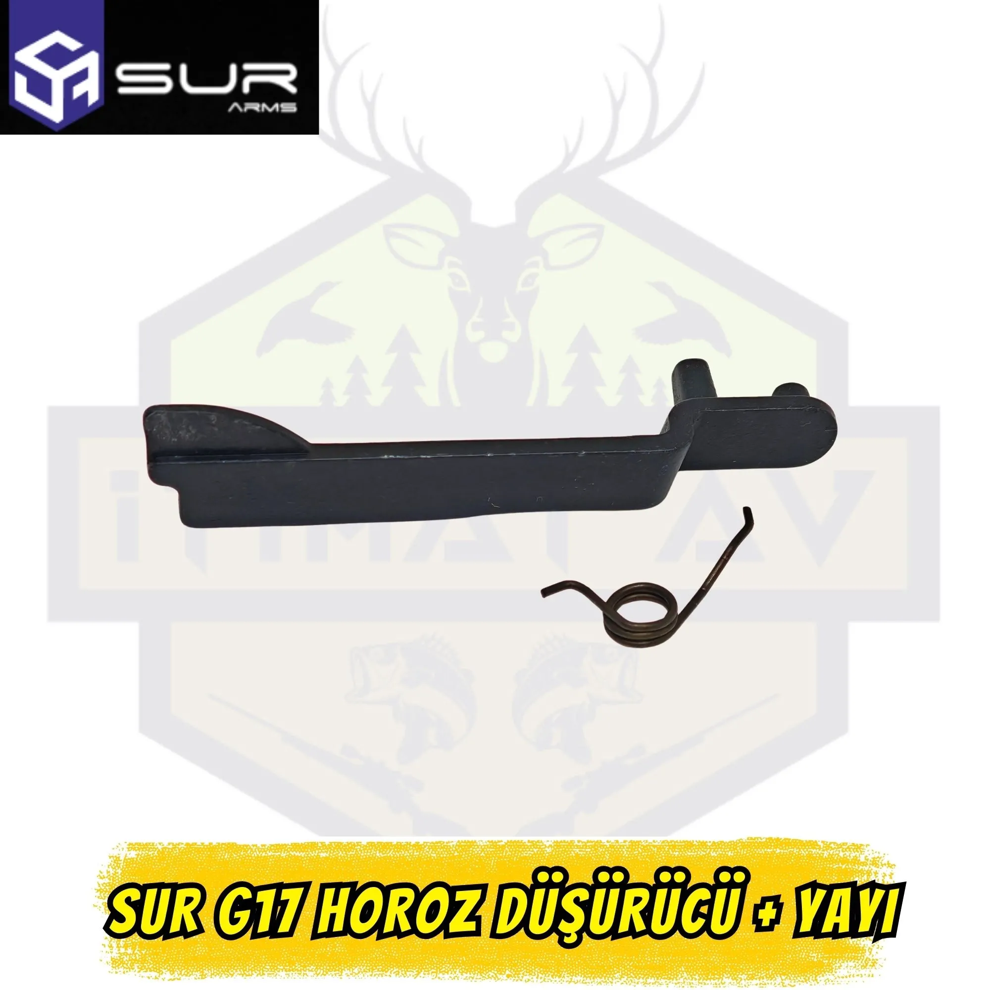 SUR G17 (Glock Tipi) Horoz Düşürücü Mandal ve Yayı Seti