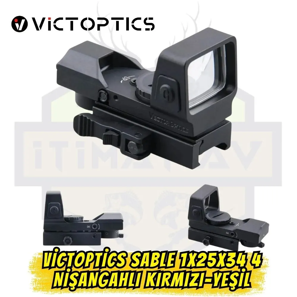 Vector Optics Sable 1x25x34 Çok Fonksiyonlu Red-Dot Nişangah (SCRD-06)