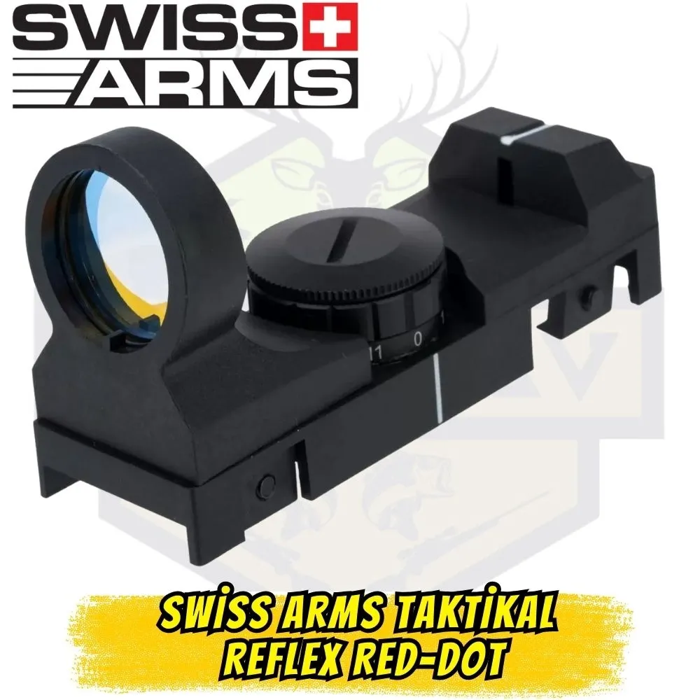 Swiss Arms Taktikal Reflex Red-Dot Nişangah (11 Kademe Parlaklık)