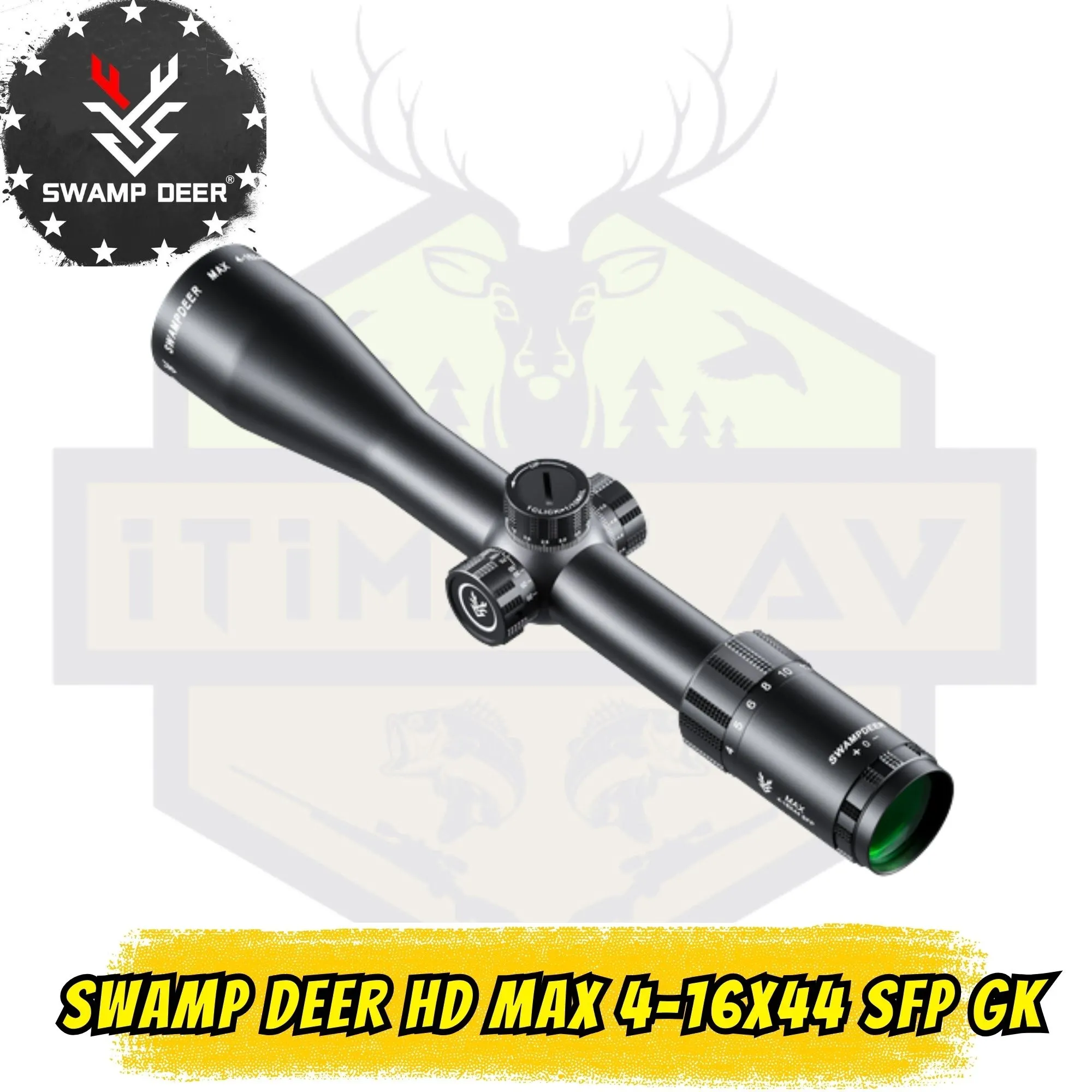 Swamp Deer HD MAX 4-16x44 SFP GK Tüfek Dürbünü (520g Hafif - 1500G Dayanıklı)