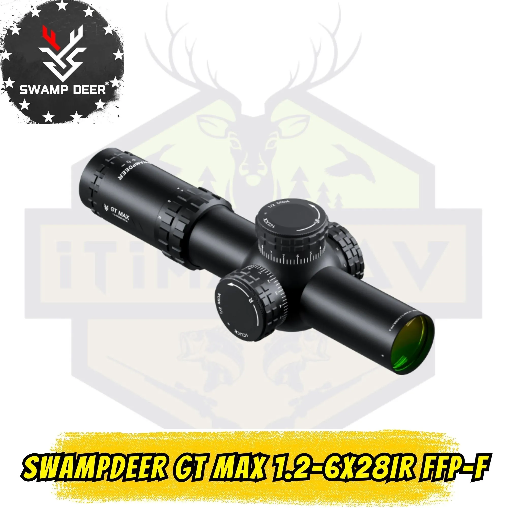 Swampdeer GT MAX 1.2-6x28IR FFP-F Taktikal Dürbün (34mm Tüp - Sürek Avı Uzmanı)