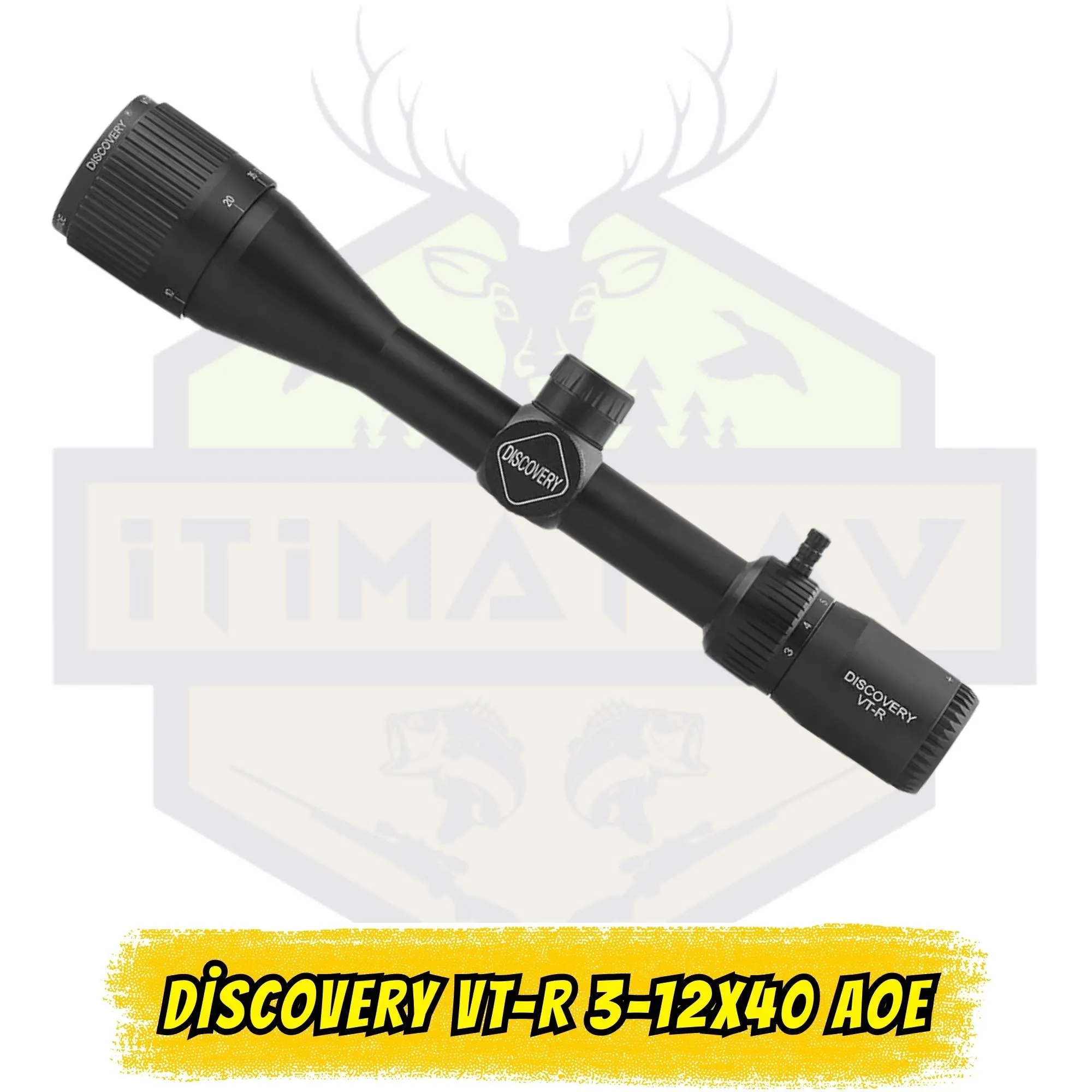 Discovery VT-R 3-12x40 AOE Paralaks Ayarlı ve Işıklı Tüfek Dürbünü