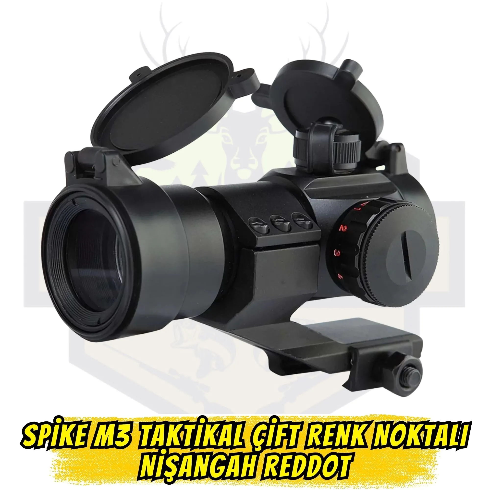 Spike M3 Taktikal Çift Renk Noktalı Nişangah Reddot