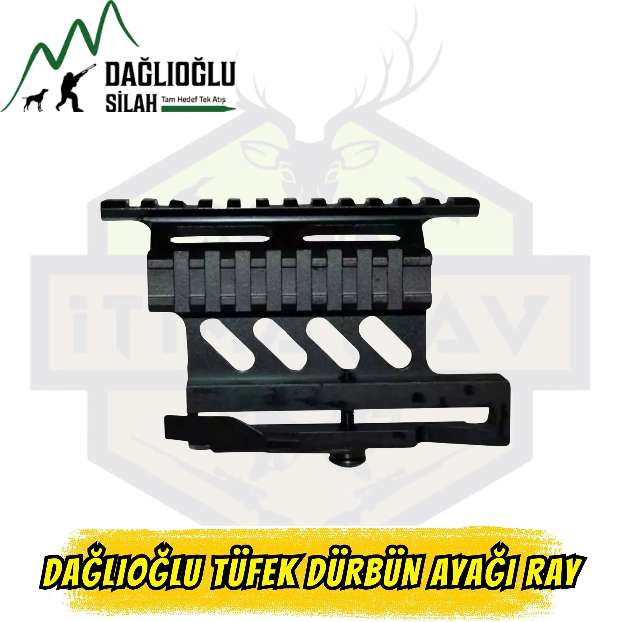 Dağlıoğlu AK-47 Tipi Tüfekler İçin Yan Montaj Dürbün Rayı (Side Mount)