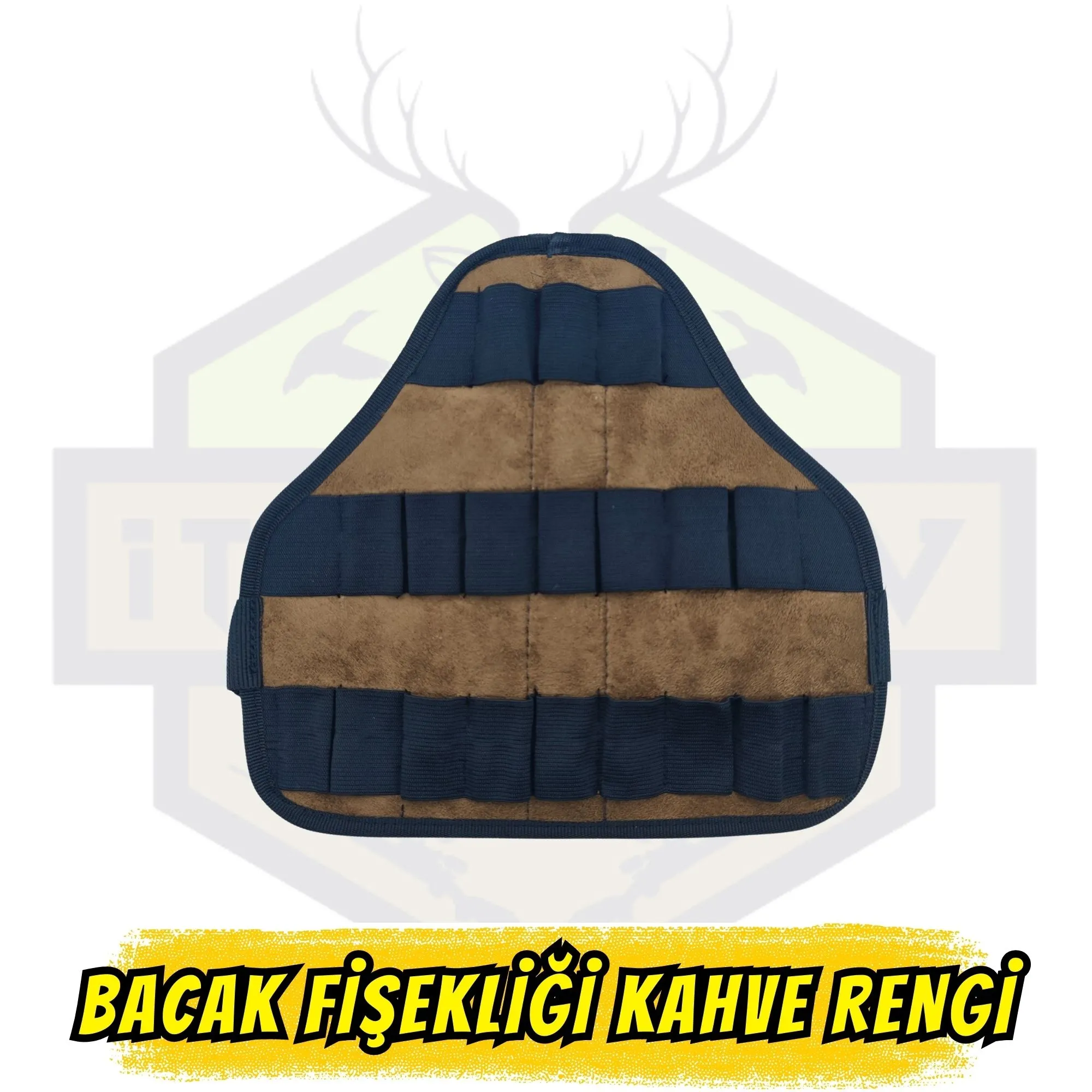 12 Kalibre Taktik Bacak Fişekliği - Kahverengi (Taba / Hızlı Erişim)