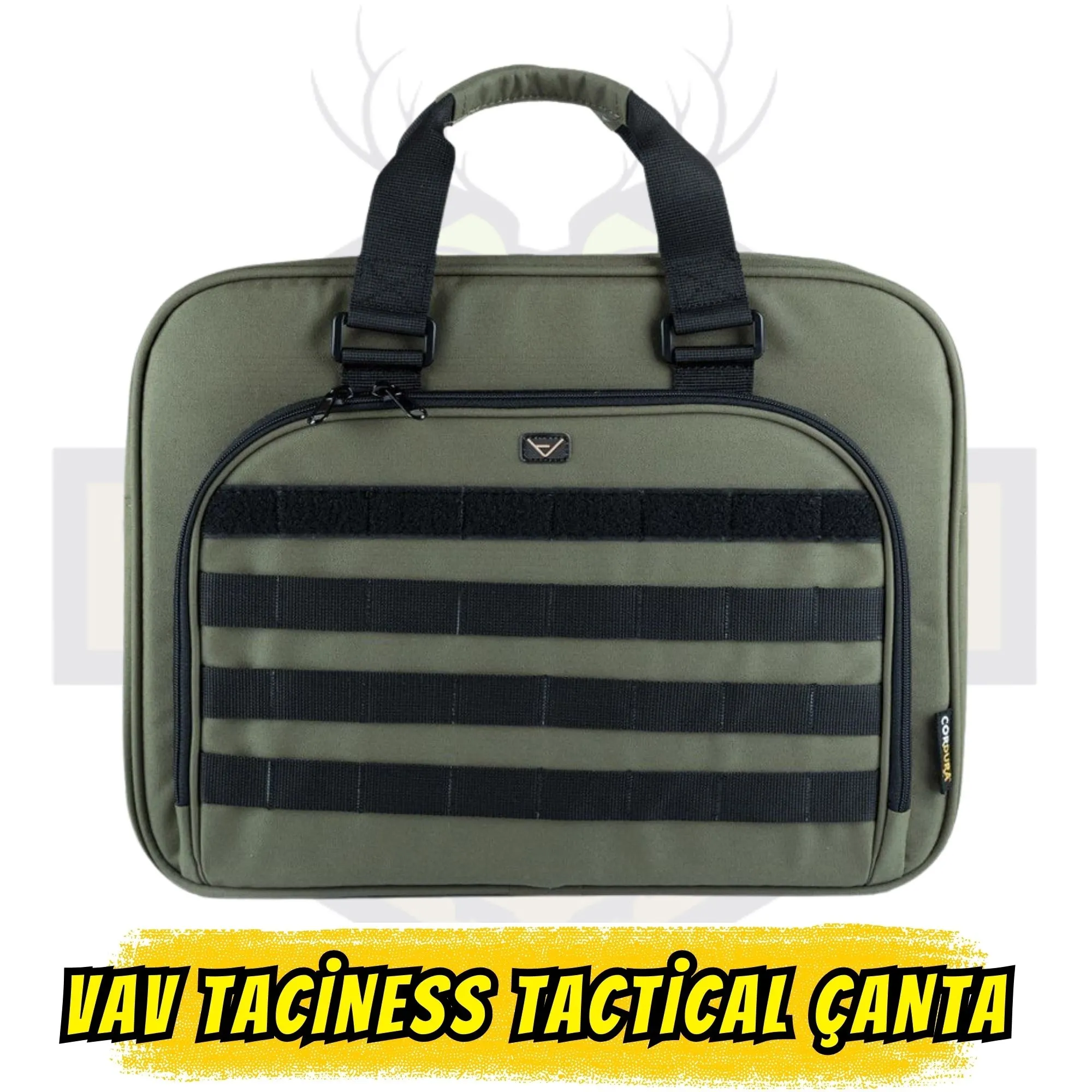 Vav Taciness Tactical Laptop ve Evrak Çantası - Haki (Cordura / YKK)