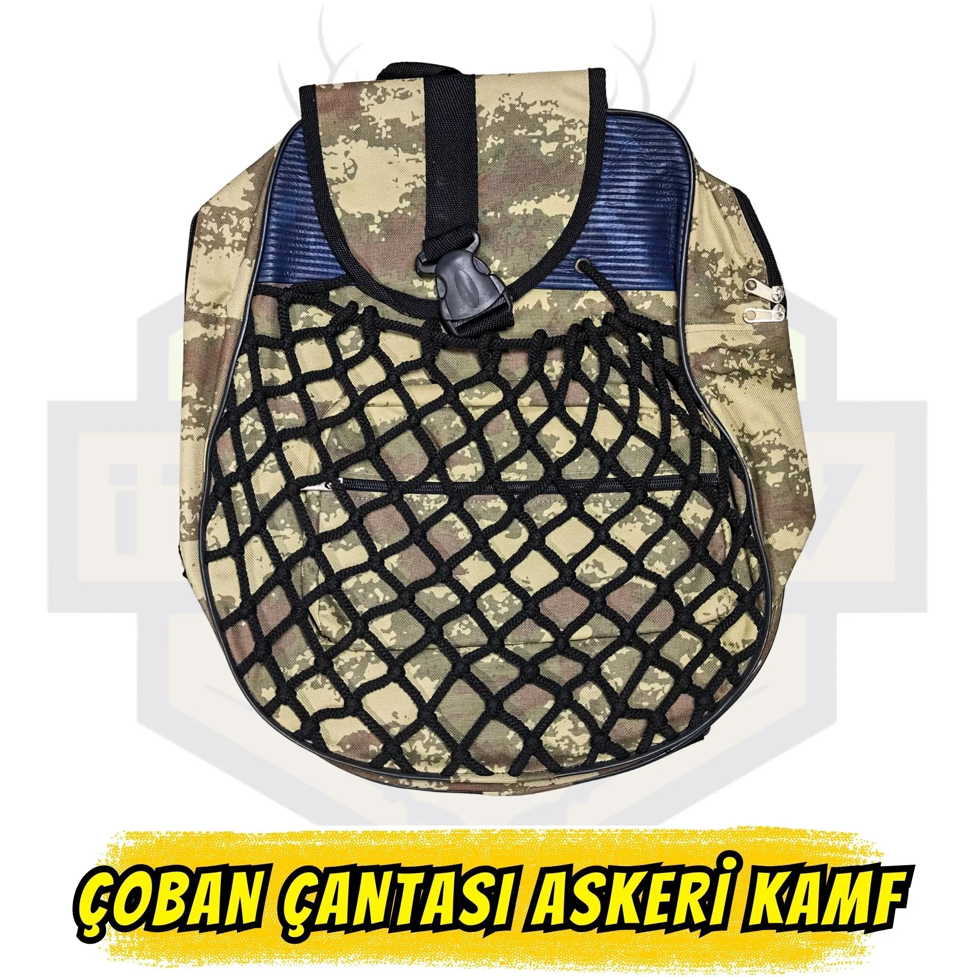 Askeri Açık Kamuflaj Çoban Çantası - Taktik Omuz Tipi Avcı Heybesi