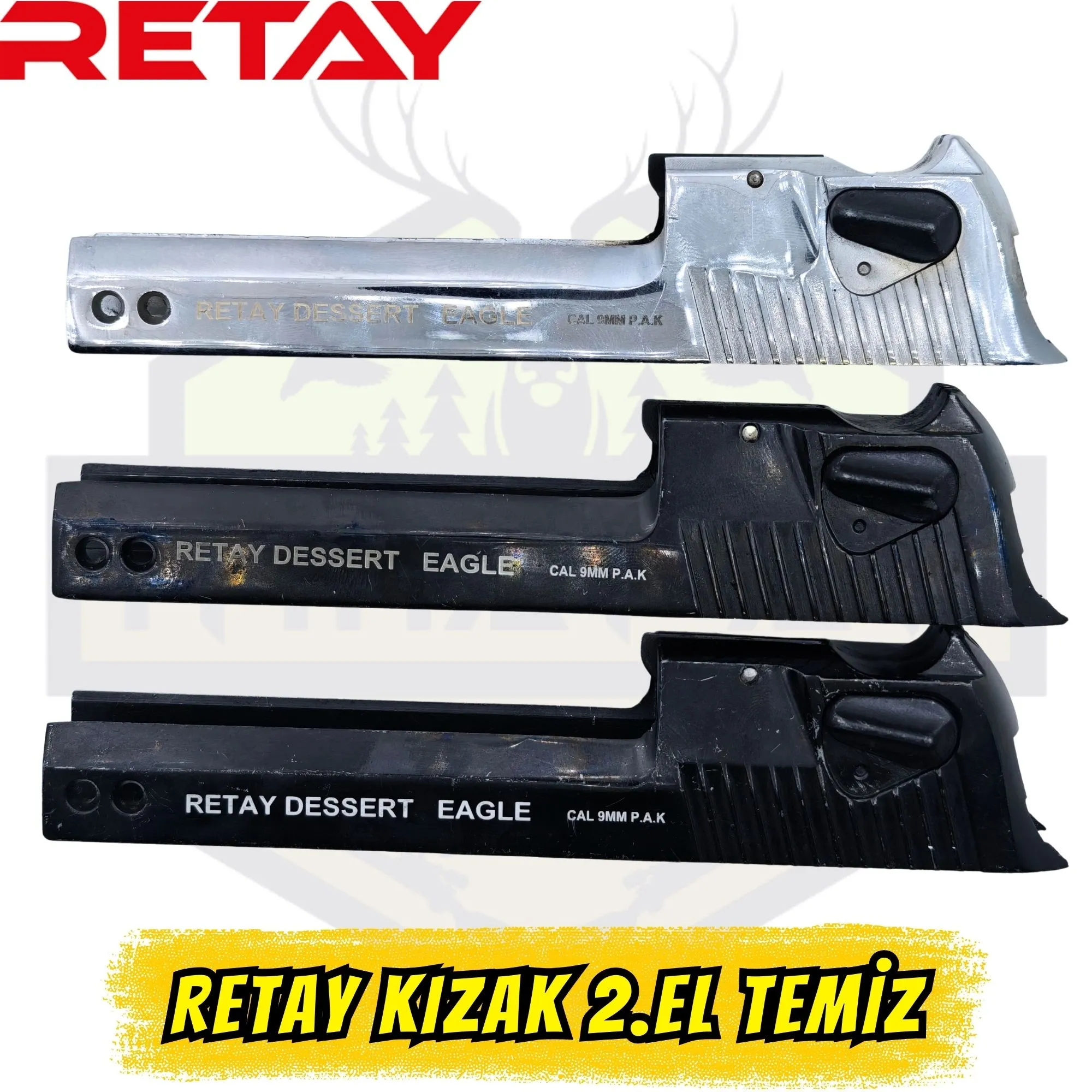 Retay Desert Eagle Kurusıkı Üst Kızak (Sürgü) - İkinci El / Temiz ve Sorunsuz