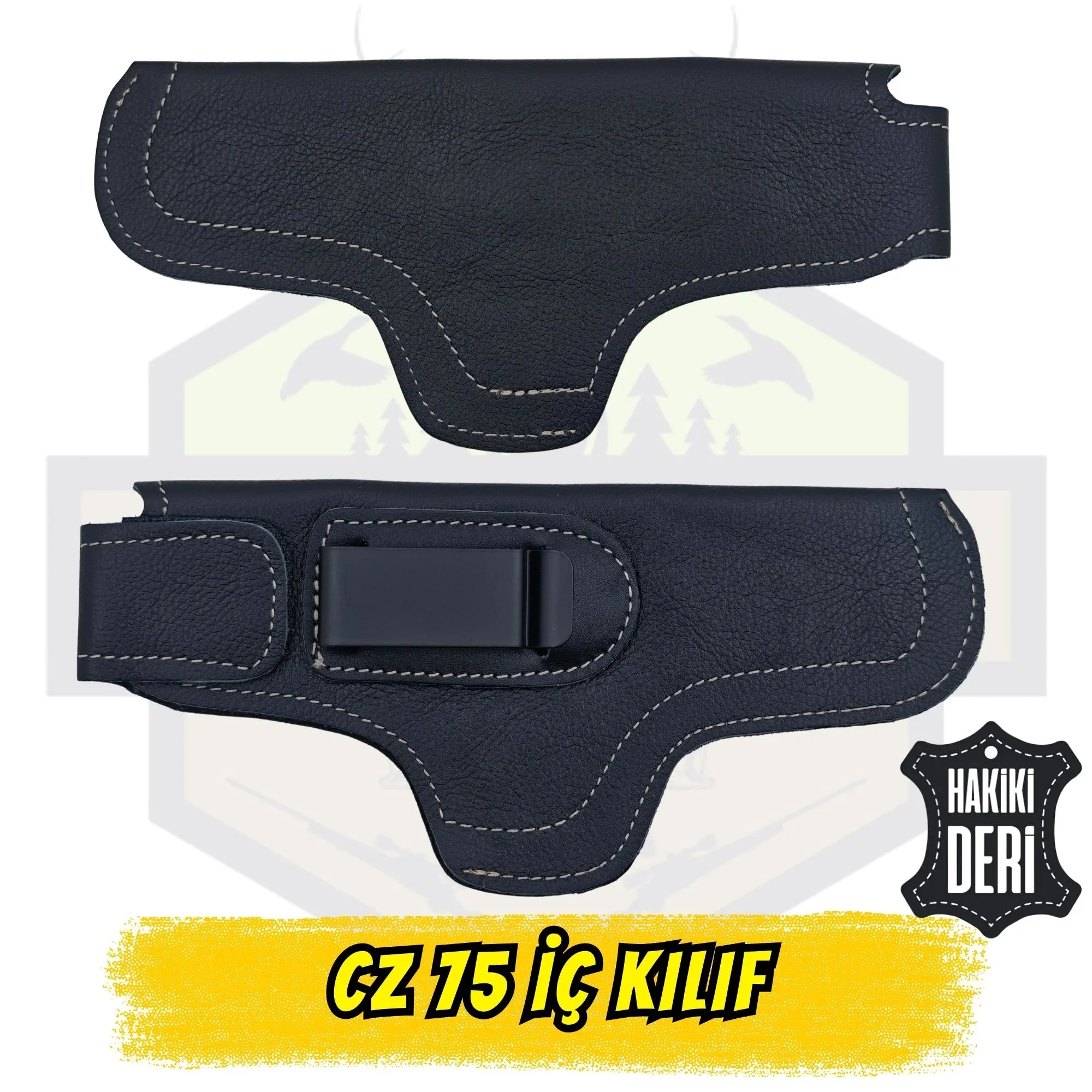 CZ75 Uyumlu Hakiki Yumuşak Deri İç Kılıf - İnce Profil & Form Alan Premium Seri