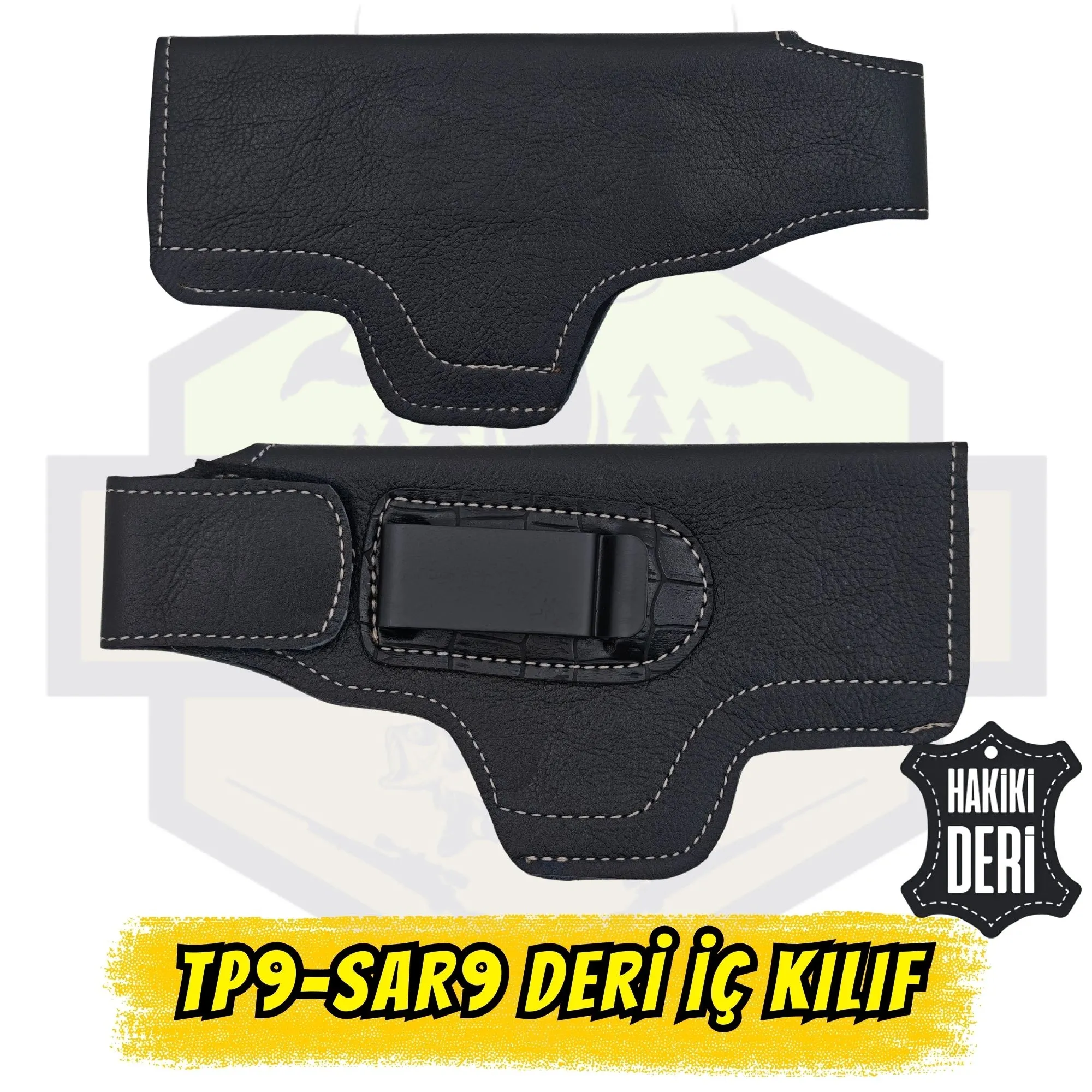 Canik TP9 ve Sarsılmaz SAR9 Uyumlu Hakiki Yumuşak Deri İç Kılıf - Premium Konfor