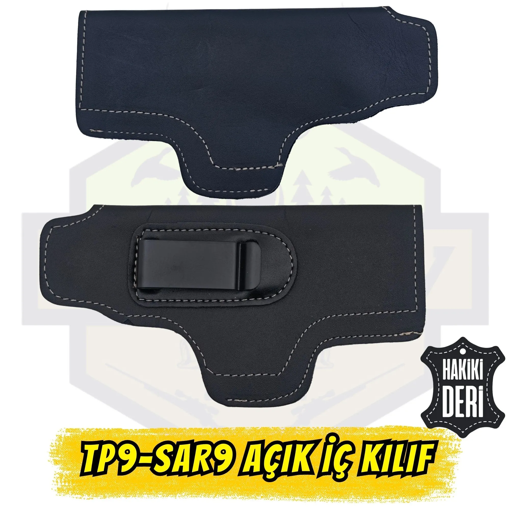 Canik TP9 ve Sarsılmaz SAR9 Uyumlu Arkası Açık Yumuşak Deri İç Kılıf - Çok Yönlü Konfor