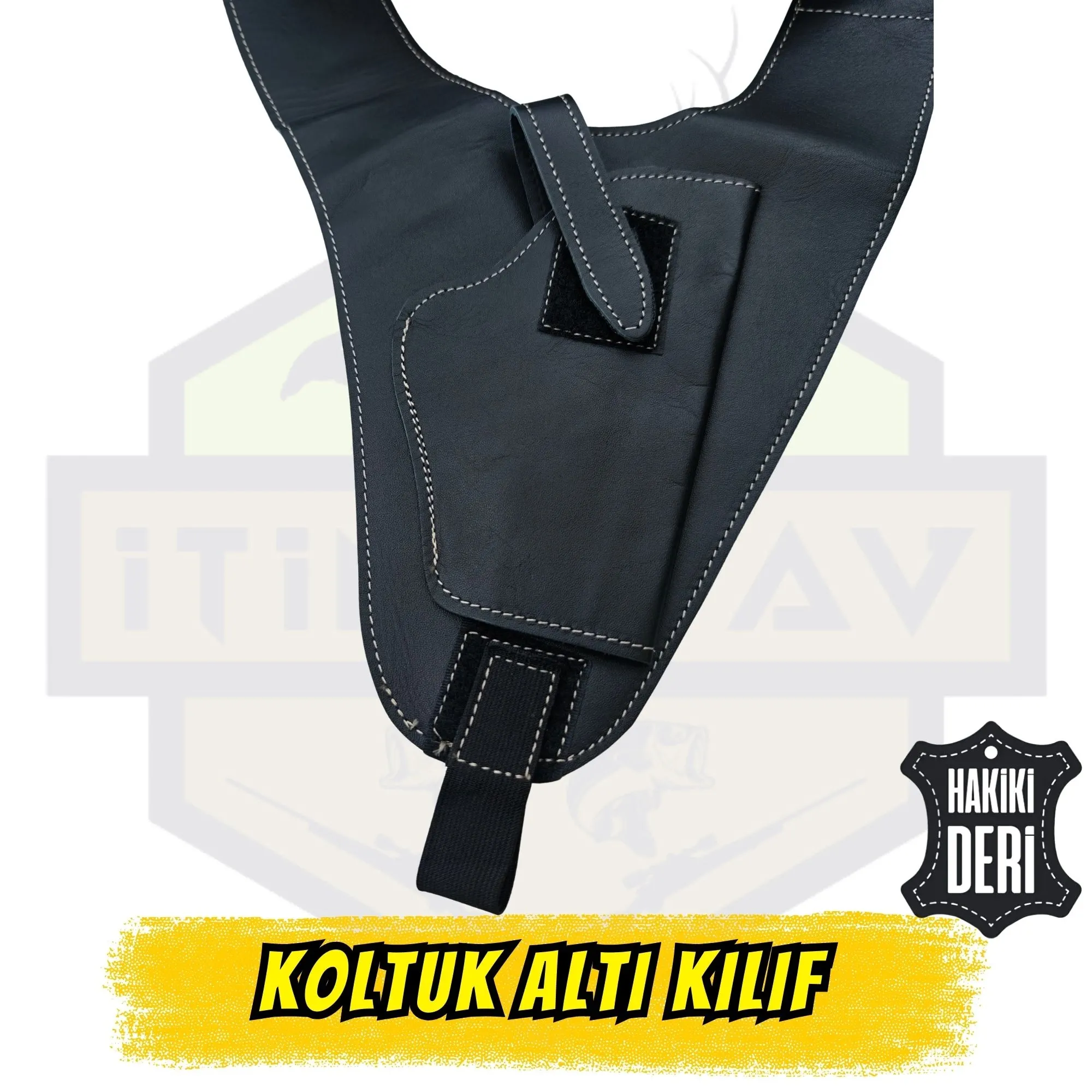 Üniversal Hakiki Yumuşak Deri Koltuk Altı Kılıfı - Form Alan Premium Seri