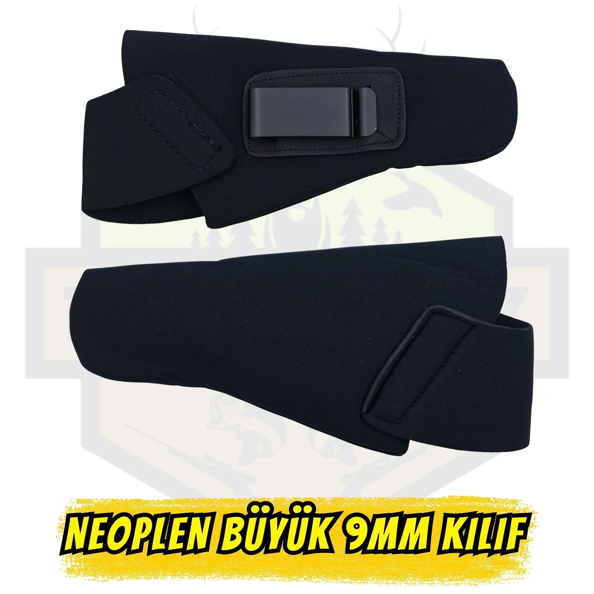 Büyük Boy 9mm Tabancalar İçin Neoplen Çorap Kılıf - Ultra Esnek & Terletmez İç Kılıf