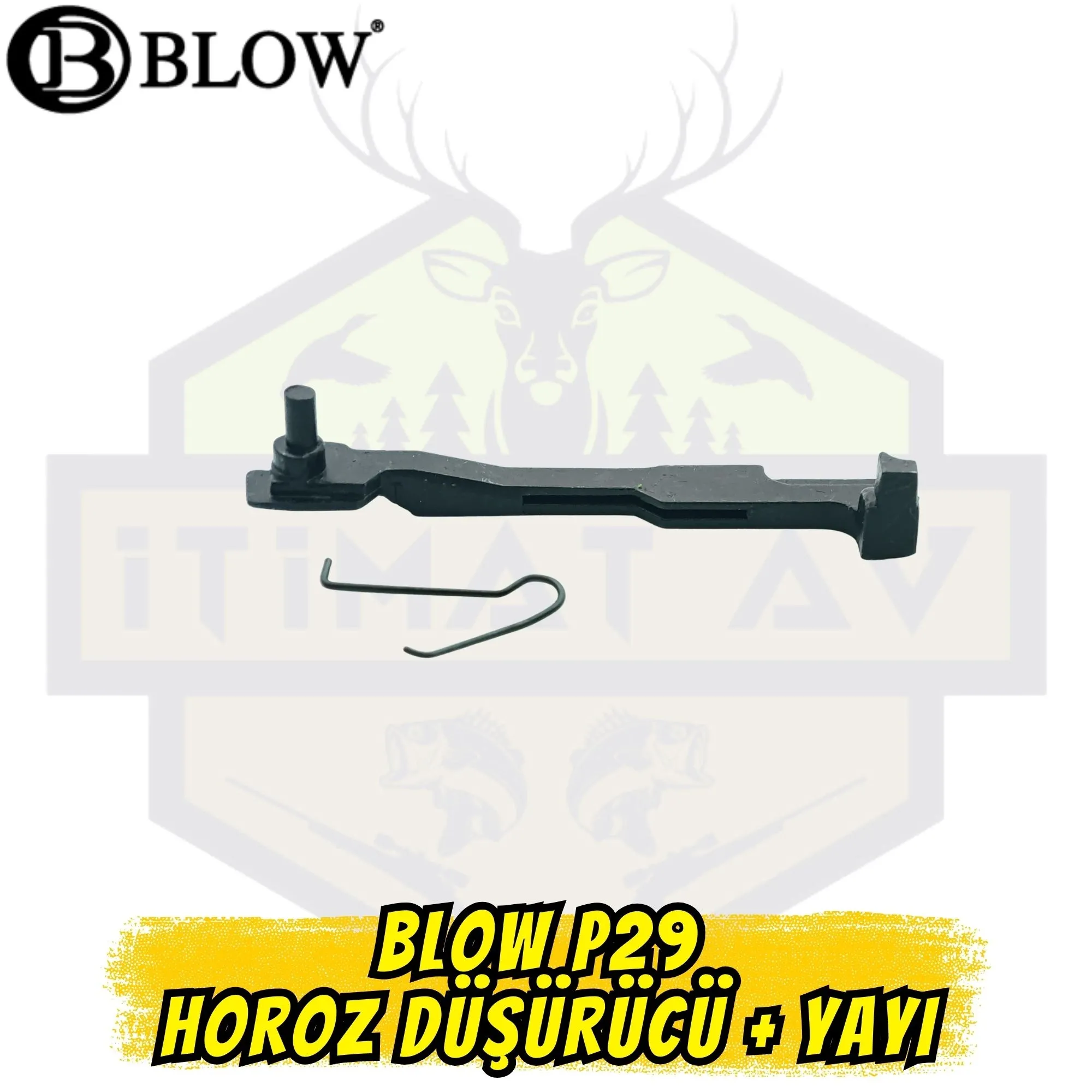 Blow P29 Kurusıkı Tabanca Horoz Düşürücü ve Emniyet Mandalı + Yayı Seti