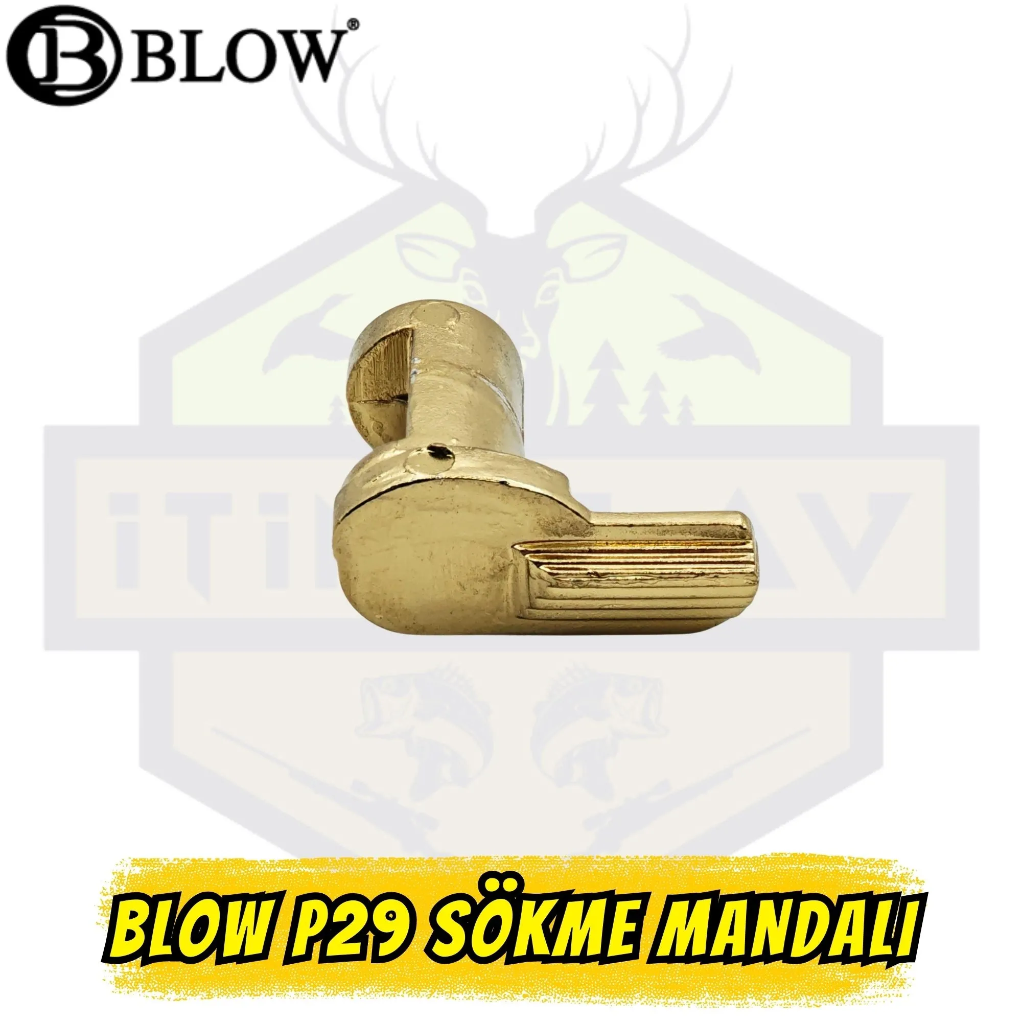 Blow P29 Kurusıkı Tabanca Sökme Mandalı - Altın Renk (Gold Edition) Orijinal