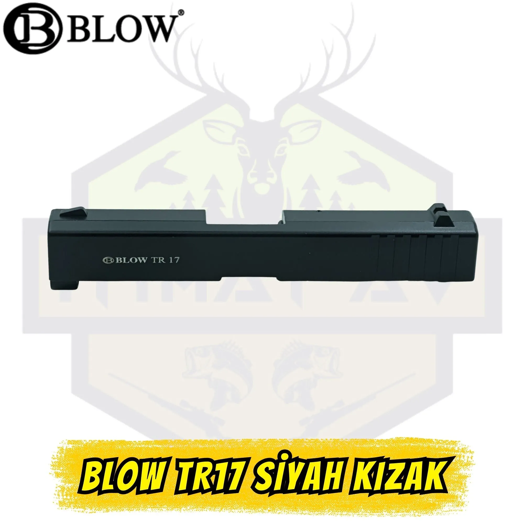Blow TR17 Kurusıkı Tabanca Üst Kızak (Sürgü) - Mat Siyah Orijinal
