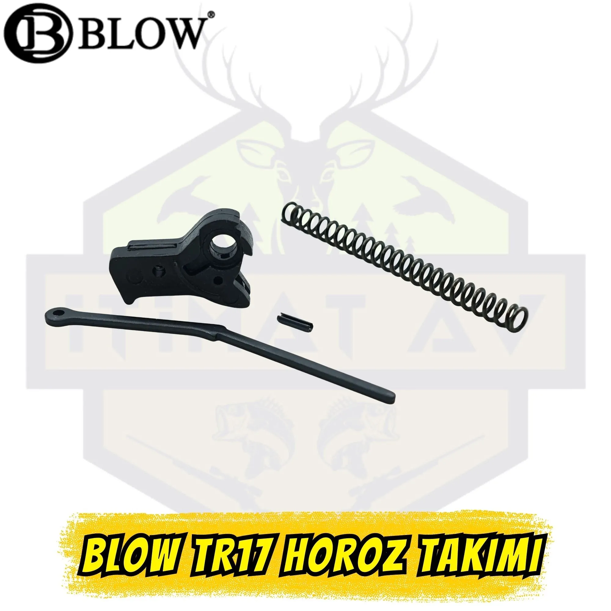 Blow TR17 Kurusıkı Tabanca Komple Horoz Takımı - 4 Parça Orijinal Full Set