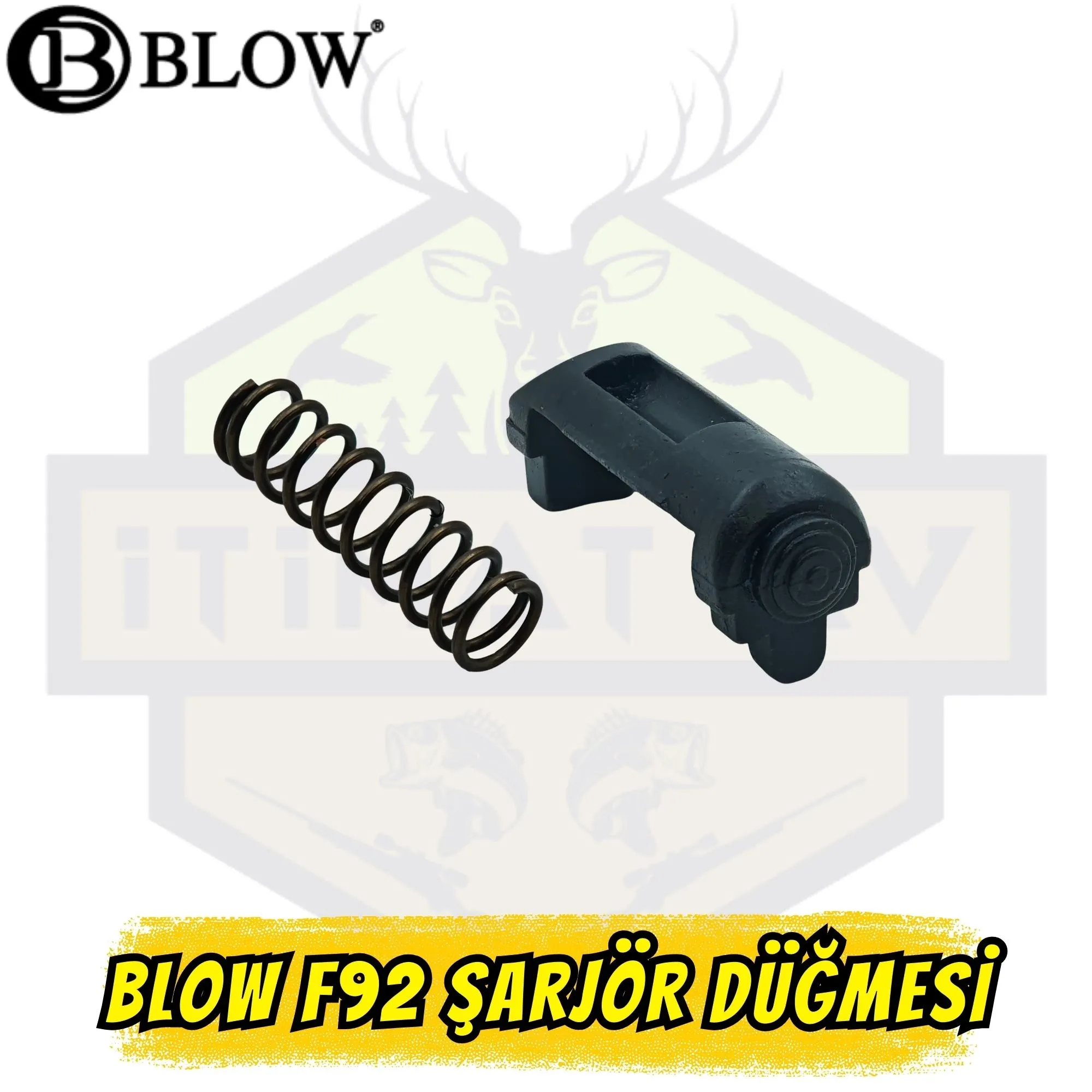 Blow F92 Kurusıkı Tabanca Şarjör Çıkarma Mandalı ve Yayı - Orijinal Yedek Parça