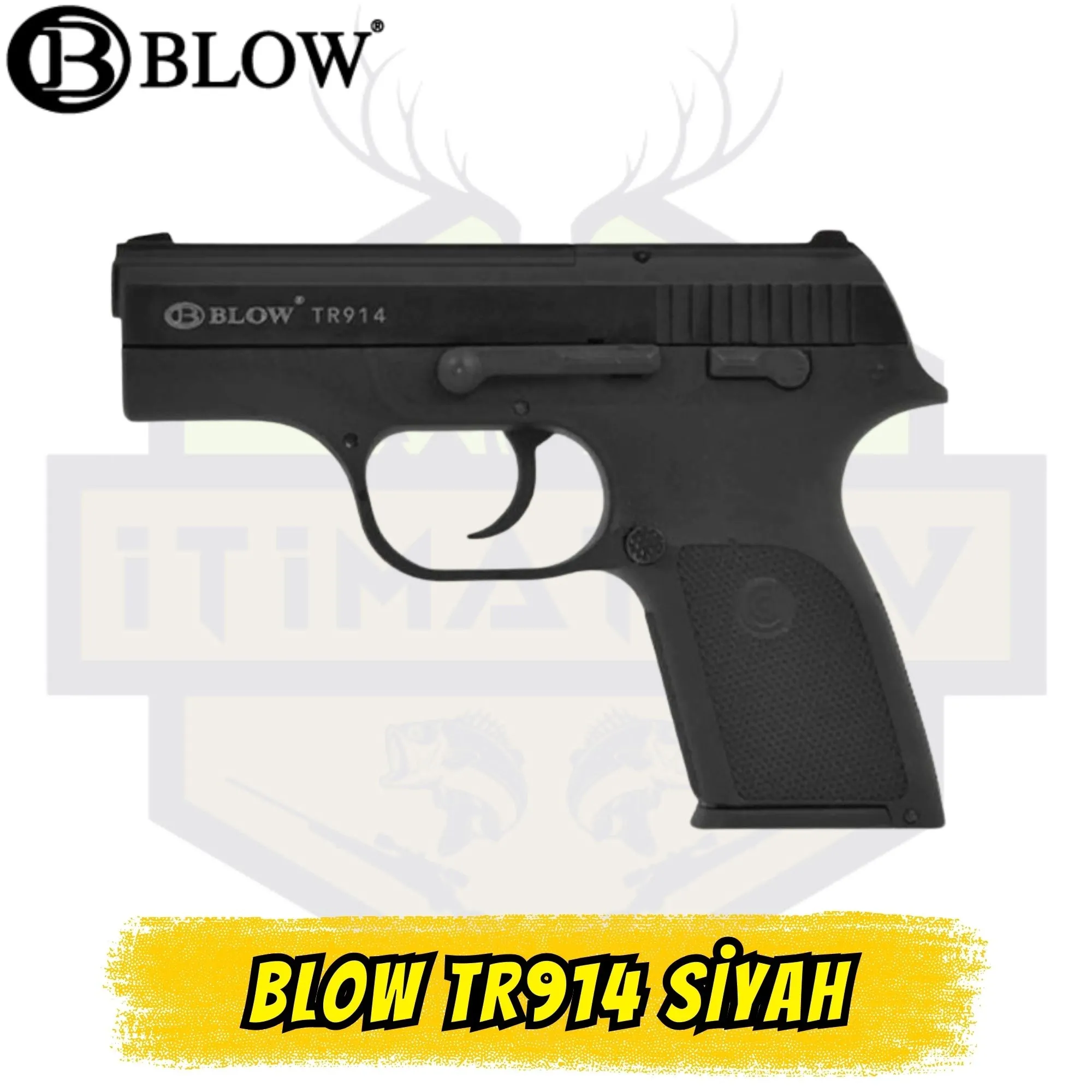 Blow TR914 Kurusıkı Tabanca - Mat Siyah (14+1 Kapasite)