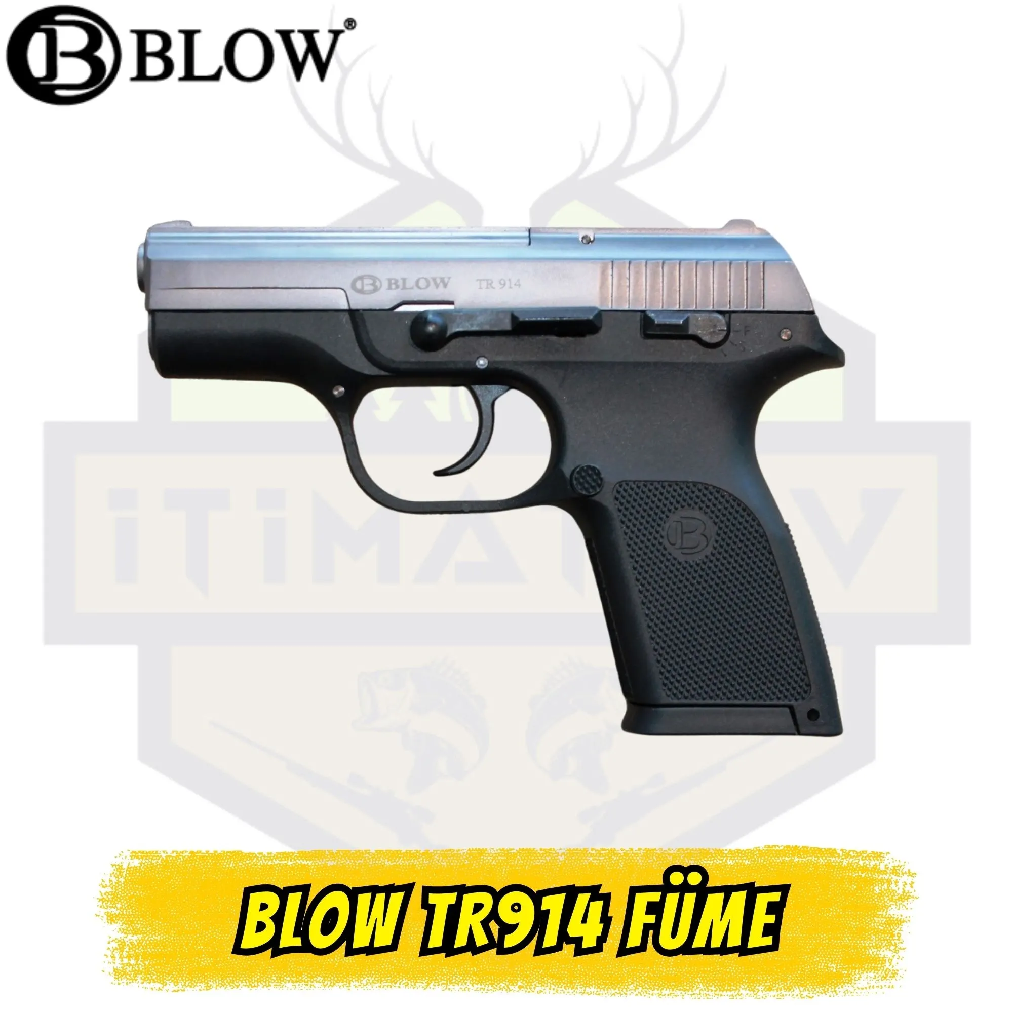 Blow TR914 Kurusıkı Tabanca - Füme (Gunmetal) - 14+1 Kapasite