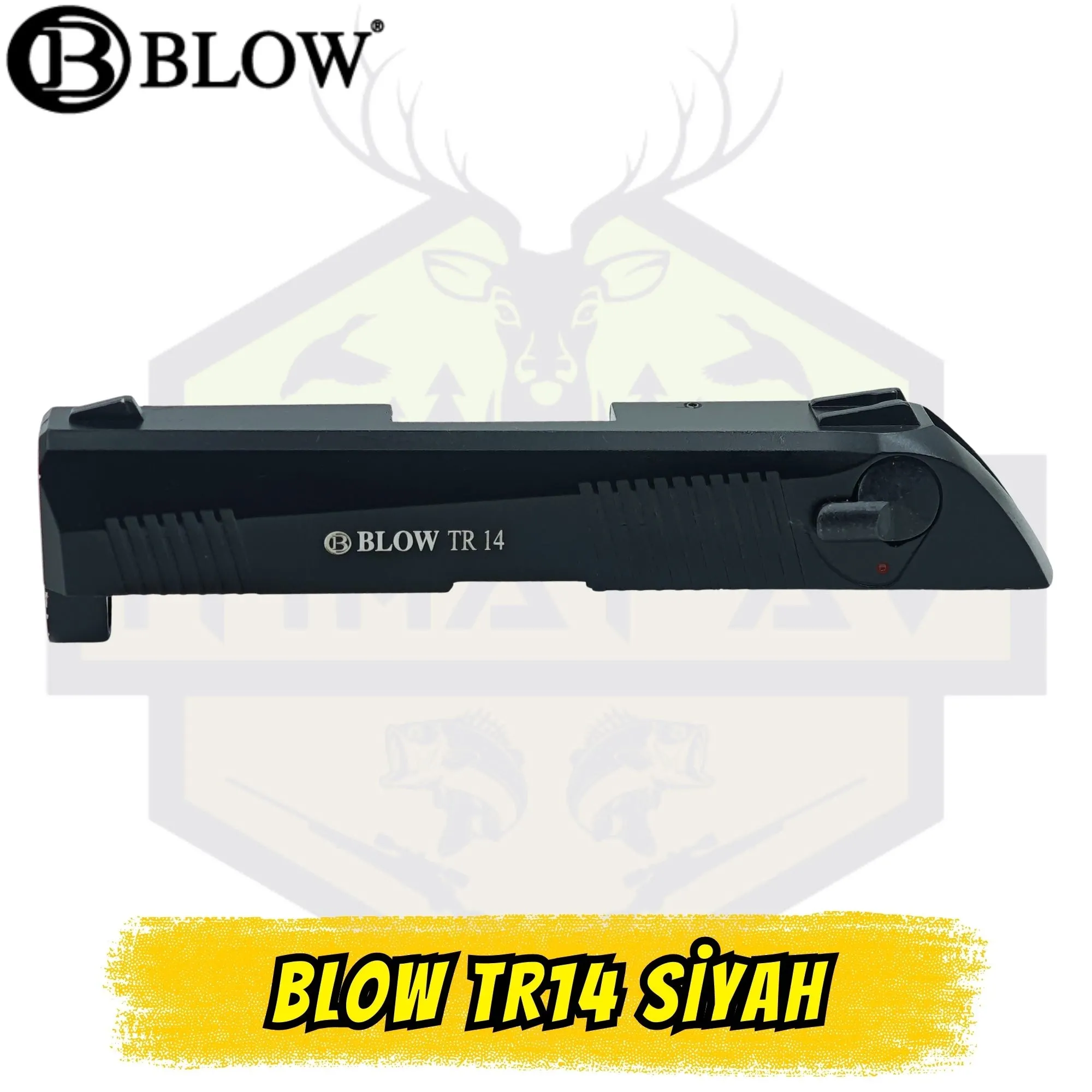Blow TR14 Kurusıkı Tabanca Üst Kızak (Sürgü) - Mat Siyah Orijinal