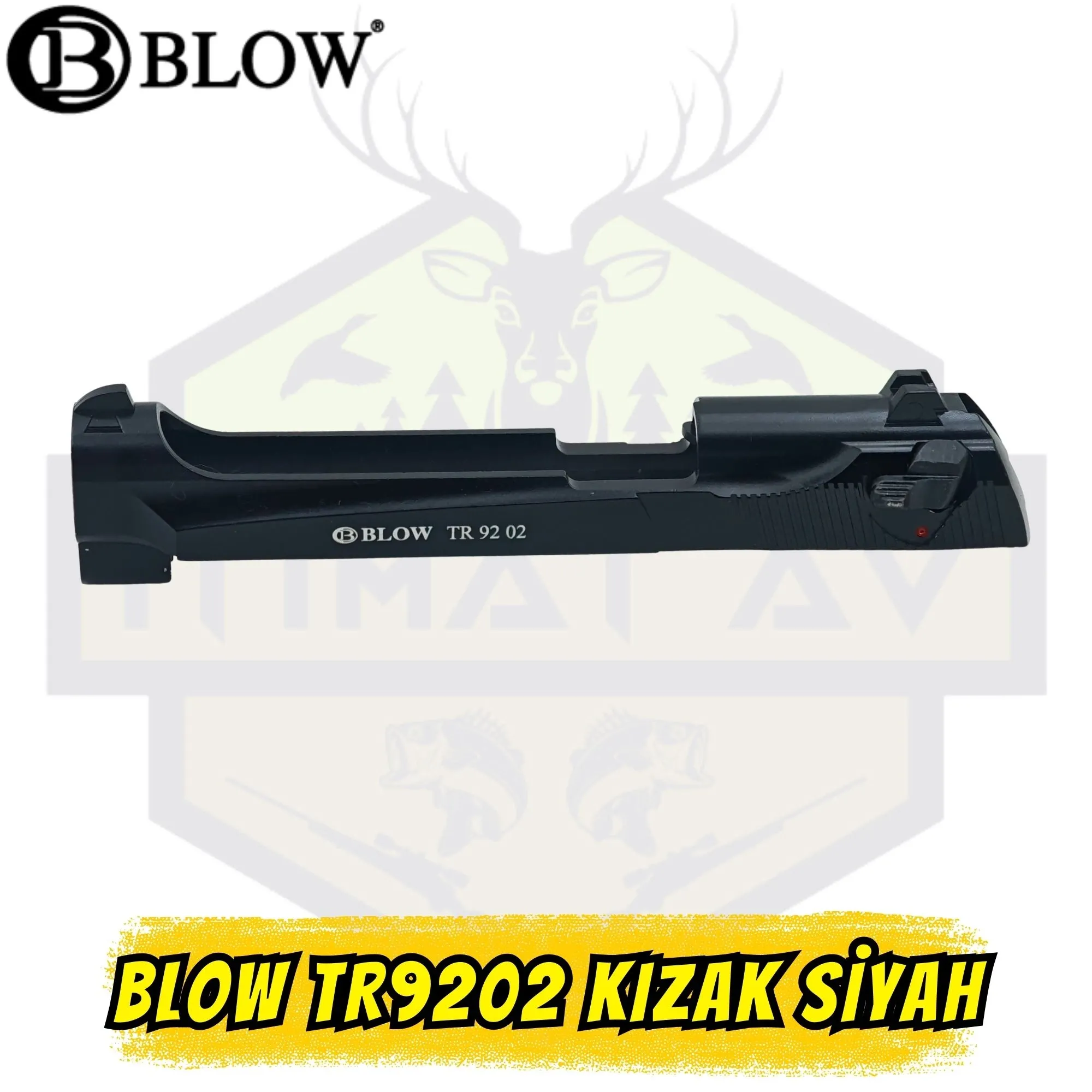 Blow TR9202 Kurusıkı Tabanca Üst Kızak (Sürgü) - Mat Siyah Orijinal