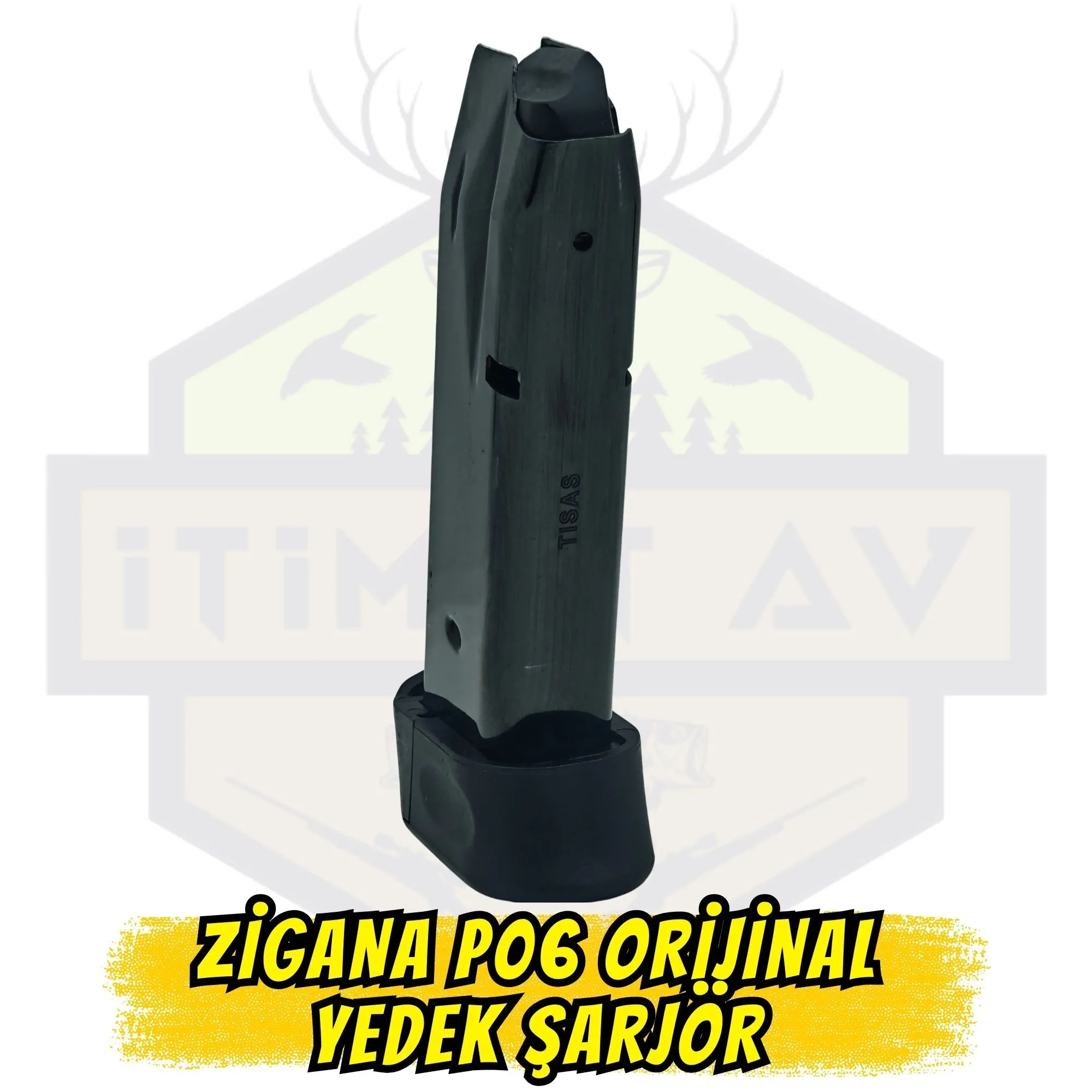 Zigana P06 Orijinal Yedek Şarjör - 9x19 mm (15 Mermi Kapasiteli)