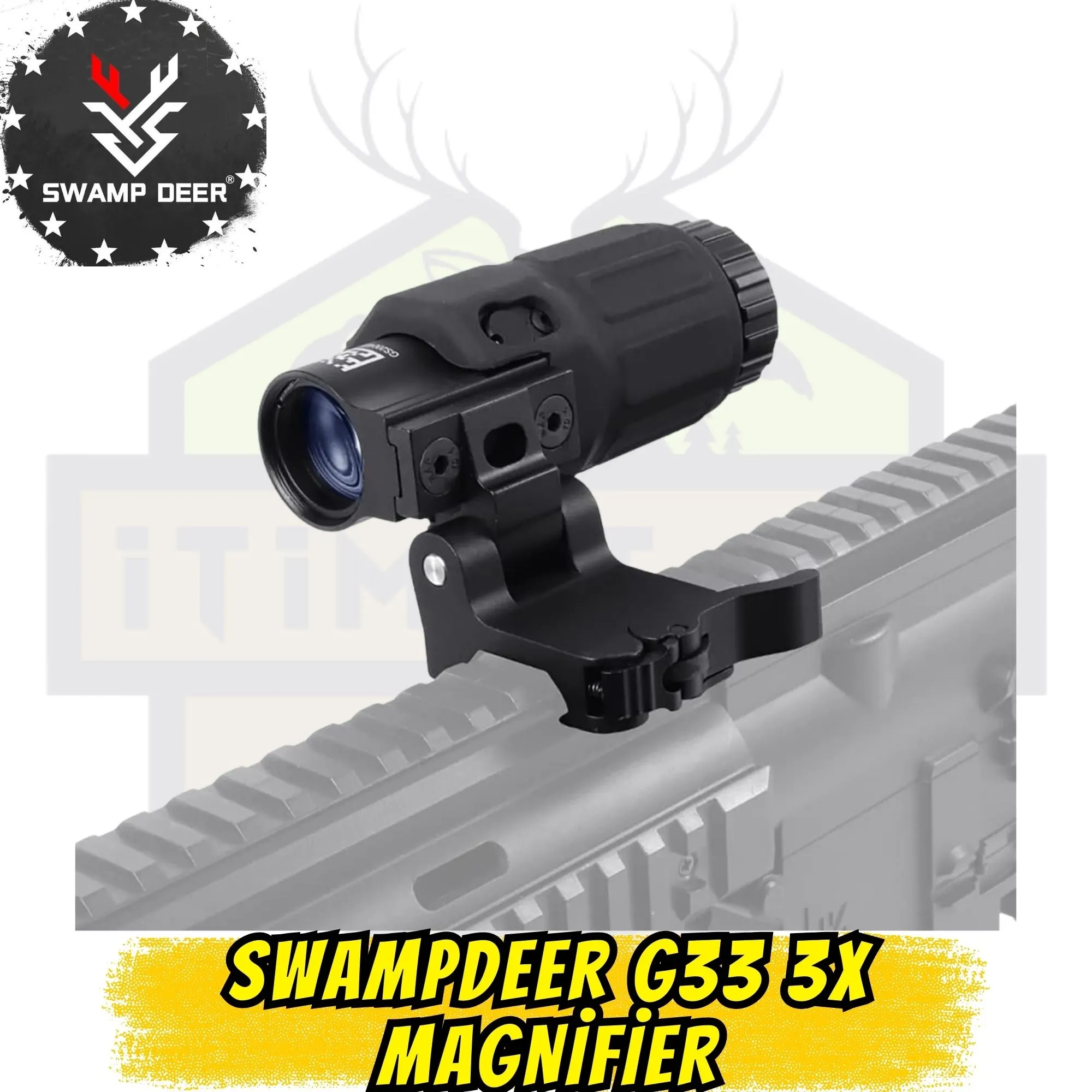 Swampdeer G33 3X Magnifier - Red Dot Yakınlaştırıcı Büyüteç (HWS Uyumlu)