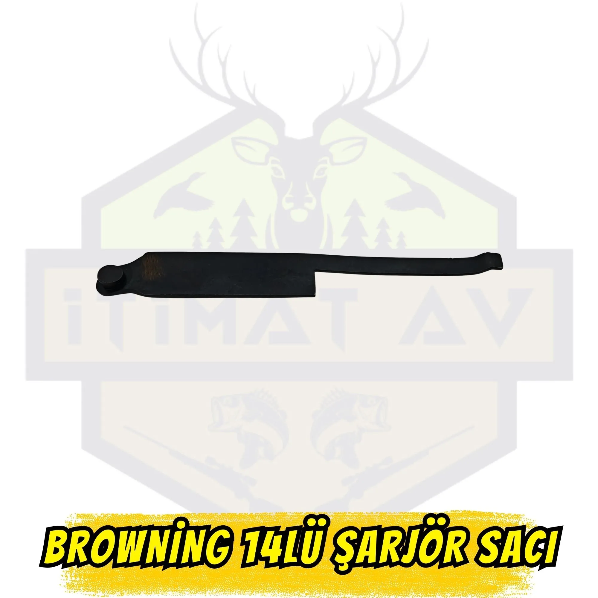 Browning Hi-Power (14lü) Şarjör Sacı - Yüksek Mukavemetli Çelik Gövde