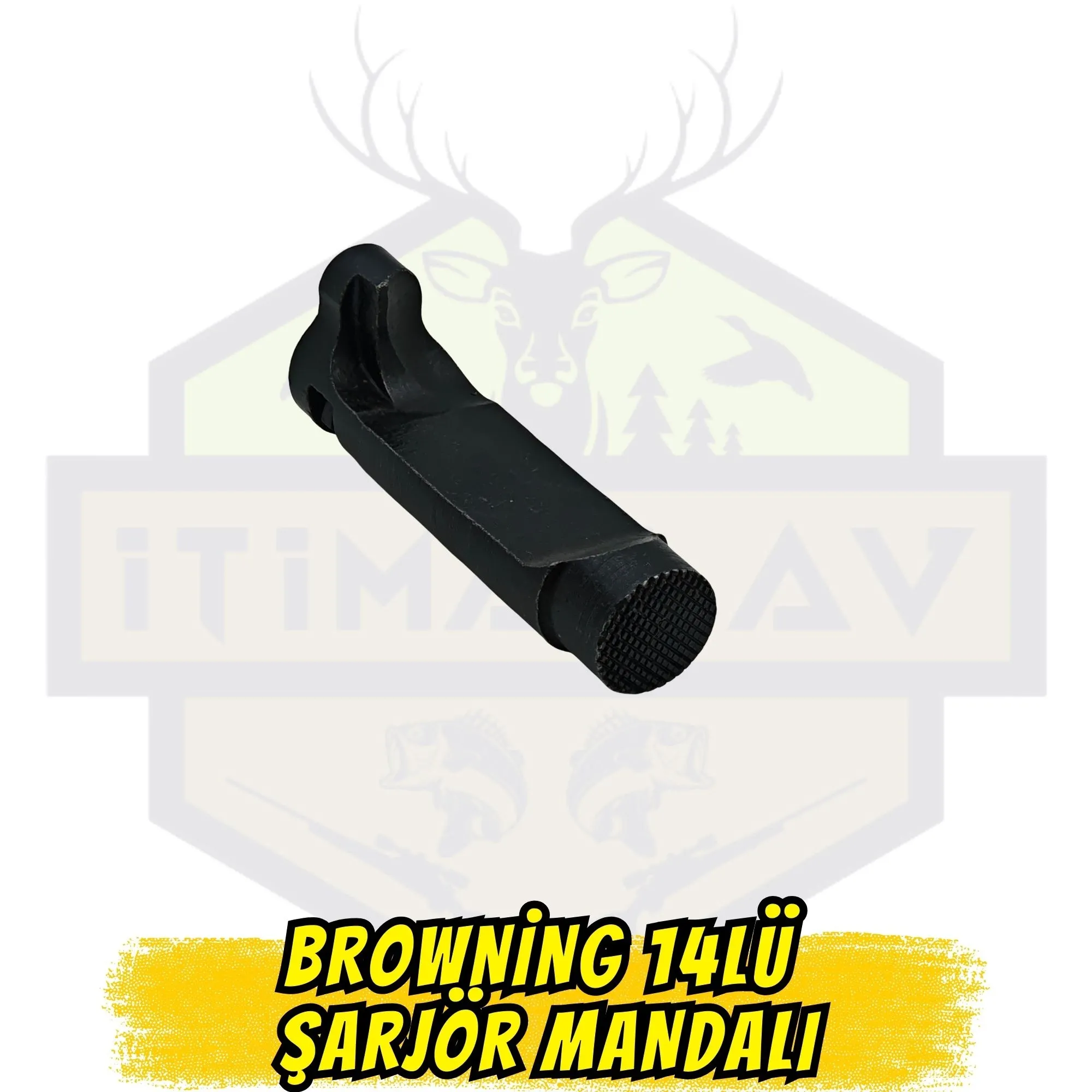 Browning Hi-Power (14lü) Çelik Şarjör Mandalı - Taktiksel Tutuş Üst Seri