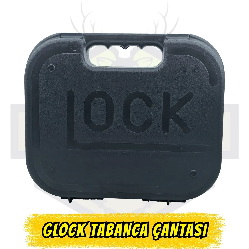 Glock Serisi Plastik Tabanca Taşıma Çantası - 22x26 cm Yumurta Süngerli