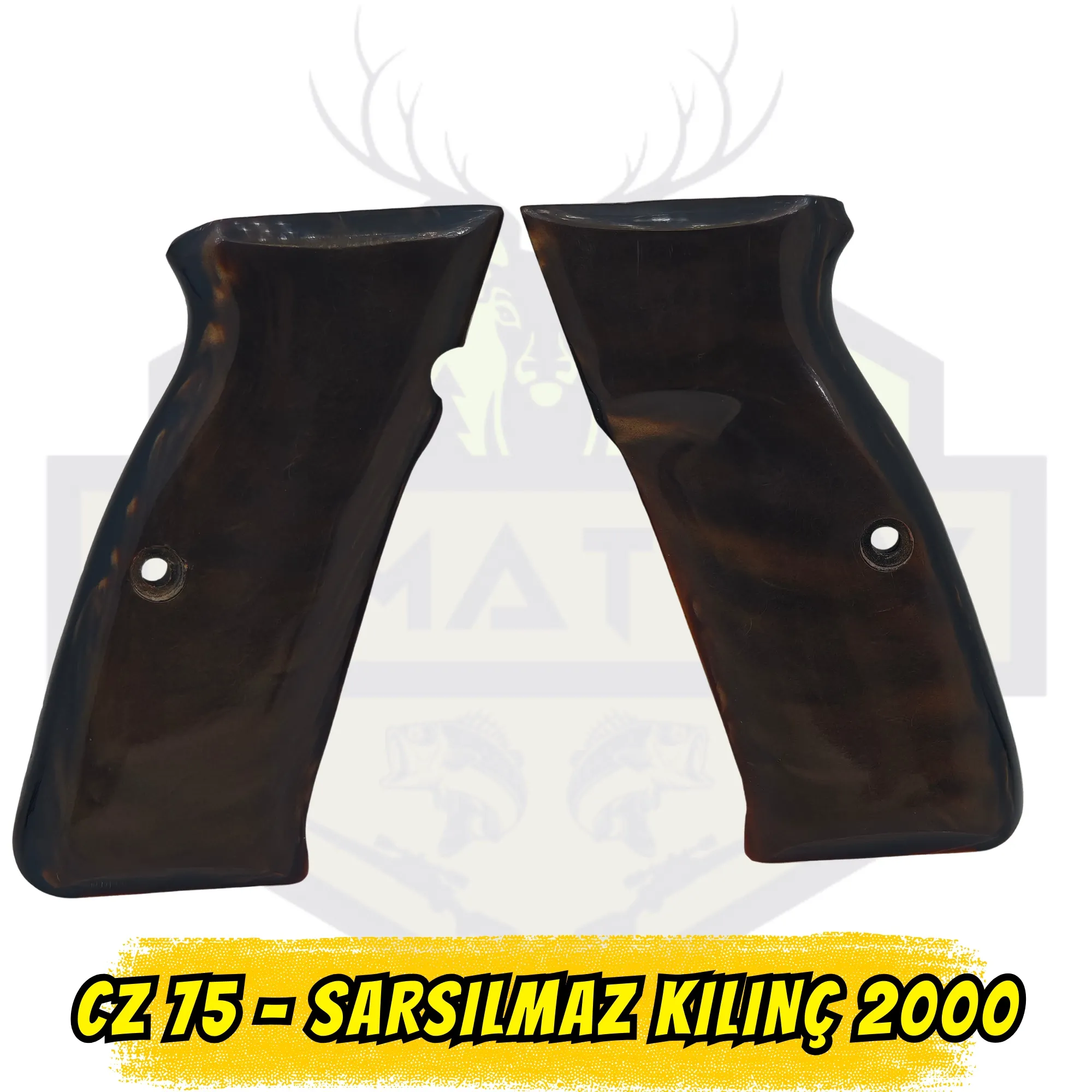 CZ 75 / Sarsılmaz Kılınç 2000 Koyu Kahve Sedef Kabze - Smoked Pearl Özel Seri