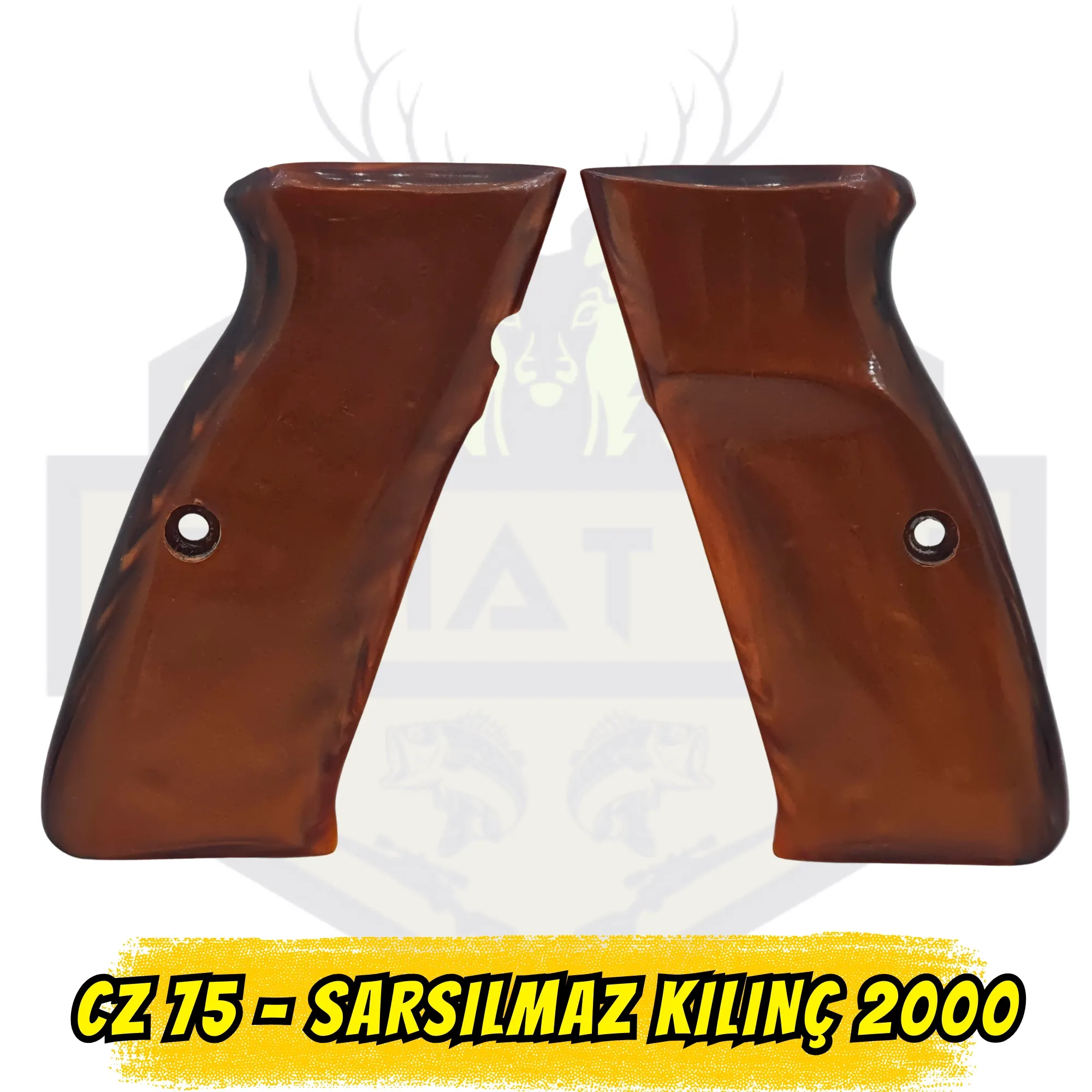 CZ 75 / Sarsılmaz Kılınç 2000 Açık Kahve Sedef Kabze - Bal Köpüğü Özel Seri